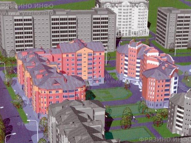 Жилой дом на Комсомольской, 16. Московская обл., Фрязино, Комсомольская ул., 16