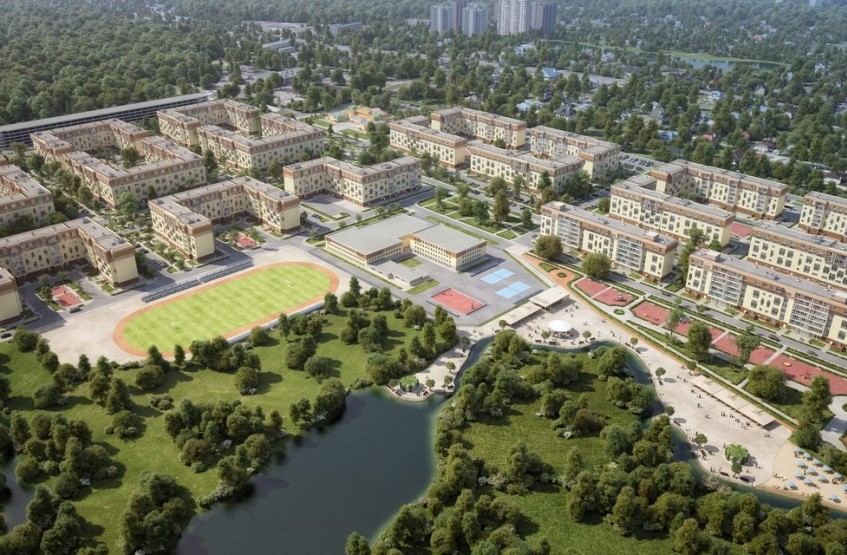 ЖК Красногорский. Московская обл., Красногорский р-н, Нахабино, Королева ул. 