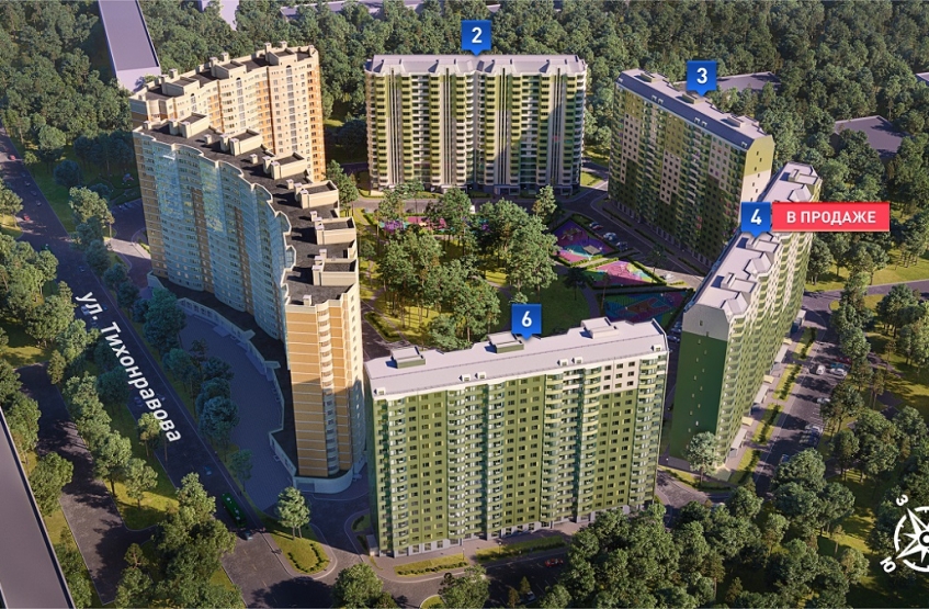 ЖК Первый Юбилейный. Московская обл., Королев, Юбилейный мкр., Тихонравова ул.