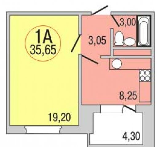 Планировка квартир в домах серии 349/01