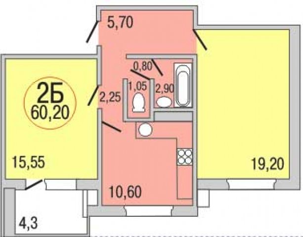 Планировка квартир в домах серии 349/01