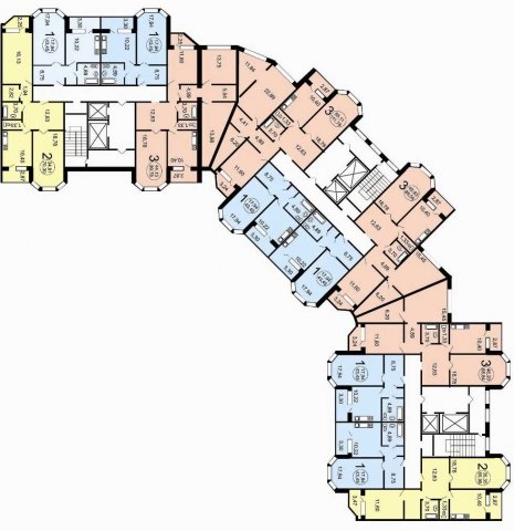 Планировка квартир в домах серии И-79-99