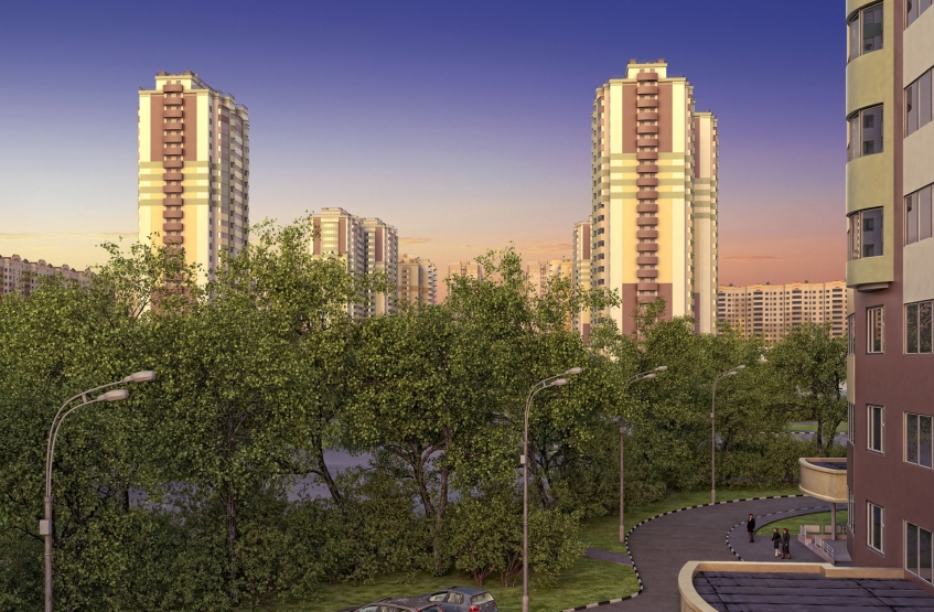 Мкр Новая Трехгорка . Московская обл., Одинцово, Новая Трехгорка мкр.