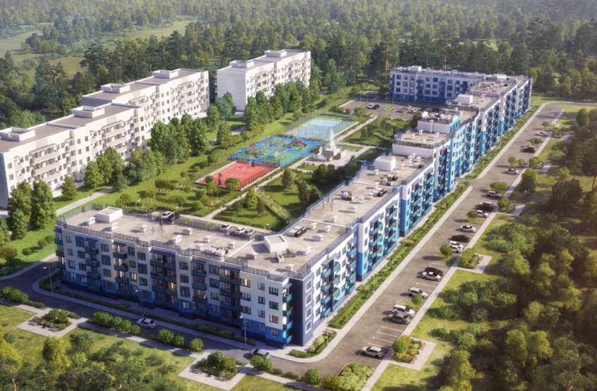 ЖК Дом с фонтаном. Московская обл., Люберцы, 115-й квартал, Авиаторов ул., 15