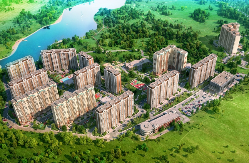Мкр Эко Видное . Московская обл., Ленинский р-н, Сапроново дер., Северный квартал ул.