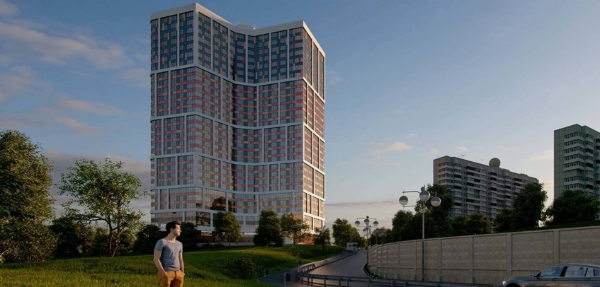 МФК Штаб-Квартира на Мосфильмовской. Москва, Мосфильмовская ул., 74 Б