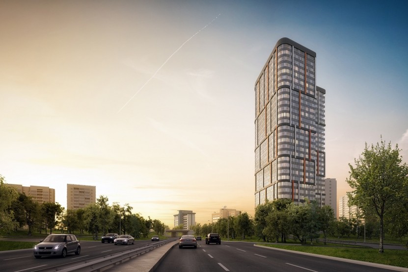МФК Штаб-Квартира на Мосфильмовской. Москва, Мосфильмовская ул., 74 Б