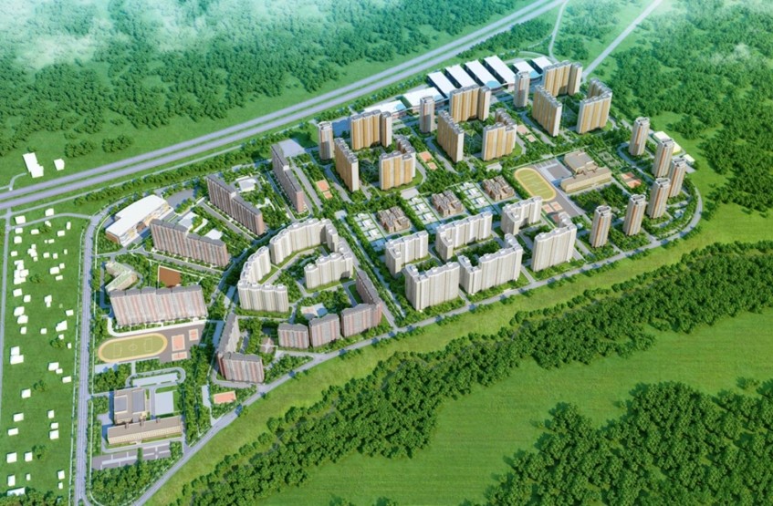Мкр Восточное Бутово. Московская обл., Ленинский р-н, Боброво дер., Крымская ул.