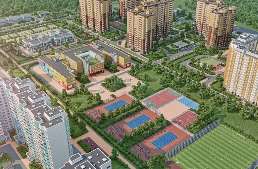 Мкр Восточное Бутово. Московская обл., Ленинский р-н, Боброво дер., Крымская ул.