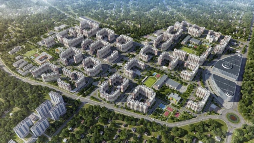 Мкр Новое Пушкино. Московская обл., Пушкино, Новое Пушкино мкр.