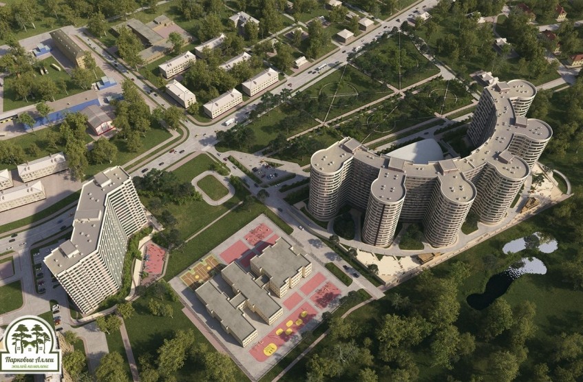 ЖК Парковые аллеи. Московская обл., Красногорск, Народного Ополчения ул., 18А