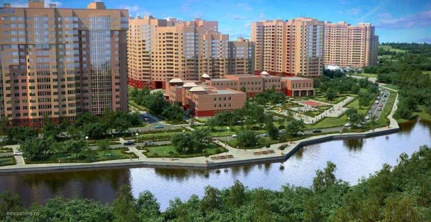Квартал Зеленые аллеи. Московская обл., Видное, Зеленые Аллеи бул.