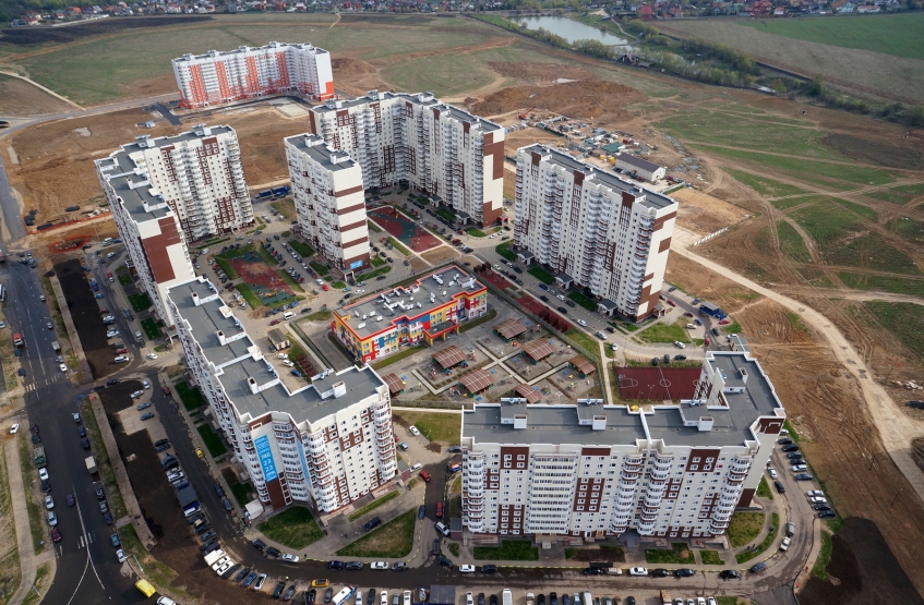 Мкр Центральный (Новые Ватутинки). Москва, Новые Ватутинки Центральный мкр., Нововатутинский пр.