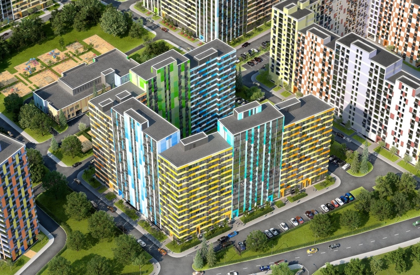 Мкр Новый Зеленоград. Московская обл., Солнечногорский р-н, Кутузовское ш.