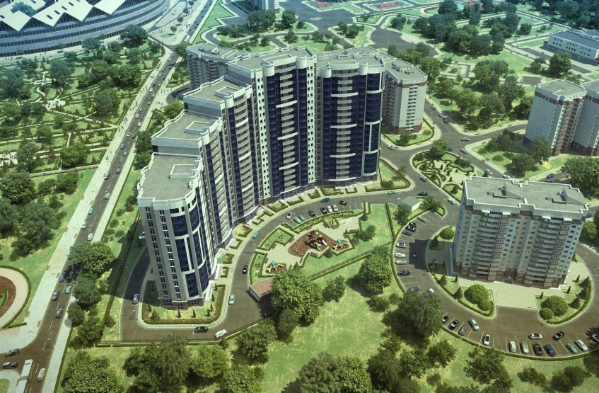 ЖК Панорама Сколково. Московская обл., Одинцовский р-н, Новоивановское пос., Агрохимиков ул., 15А