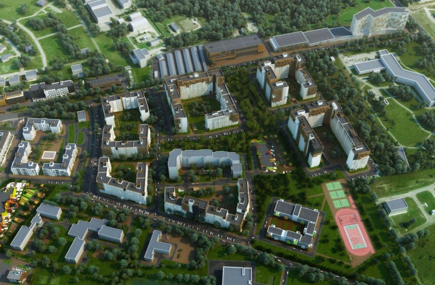 Квартал Отрада. Московская обл., Красногорский р-н, Отрадное пос.