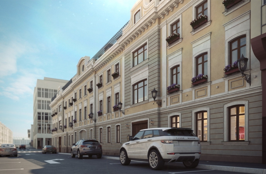 ЖК Остоженка 12 . Москва, Остоженка ул.,12, стр. 3-3А