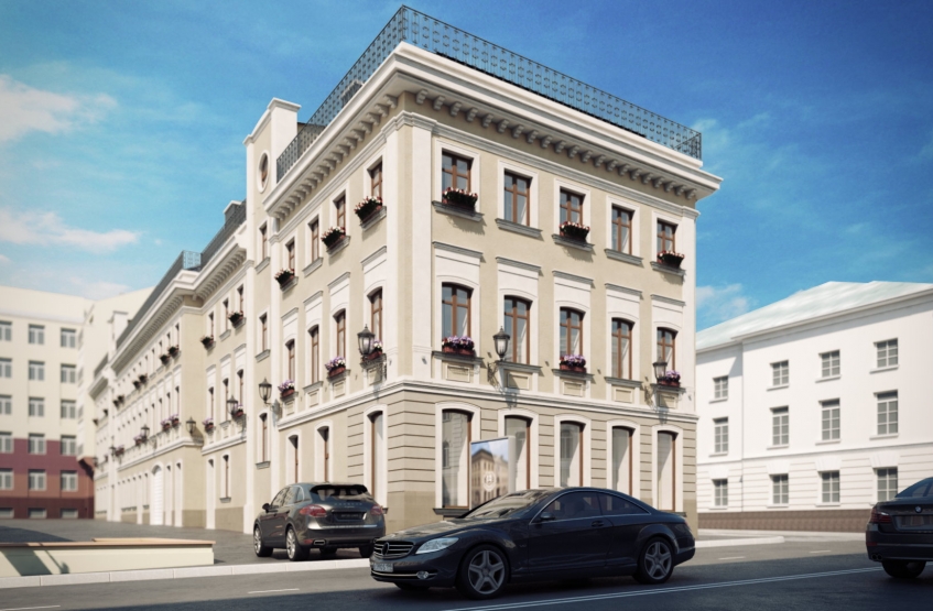 ЖК Остоженка 12 . Москва, Остоженка ул.,12, стр. 3-3А