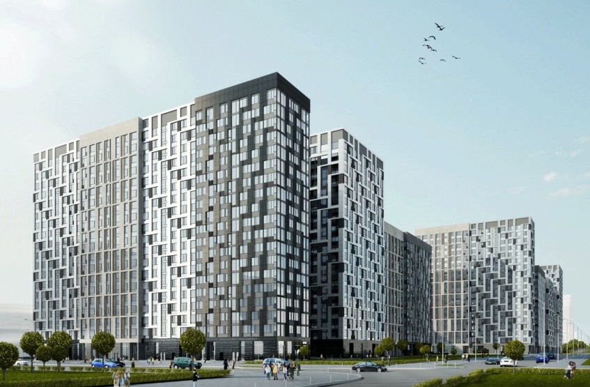ЖК Город на реке Тушино 2018. Москва, Волоколамское шоссе, 69, корп. 1-2