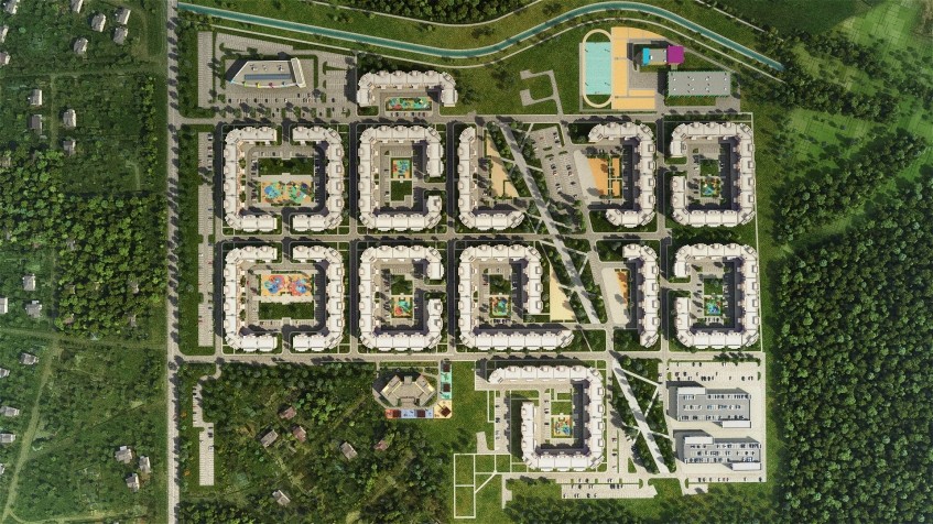 ЖК АККОРД. Smart-квартал. Московская обл., Одинцовский р-н, Митькино дер.