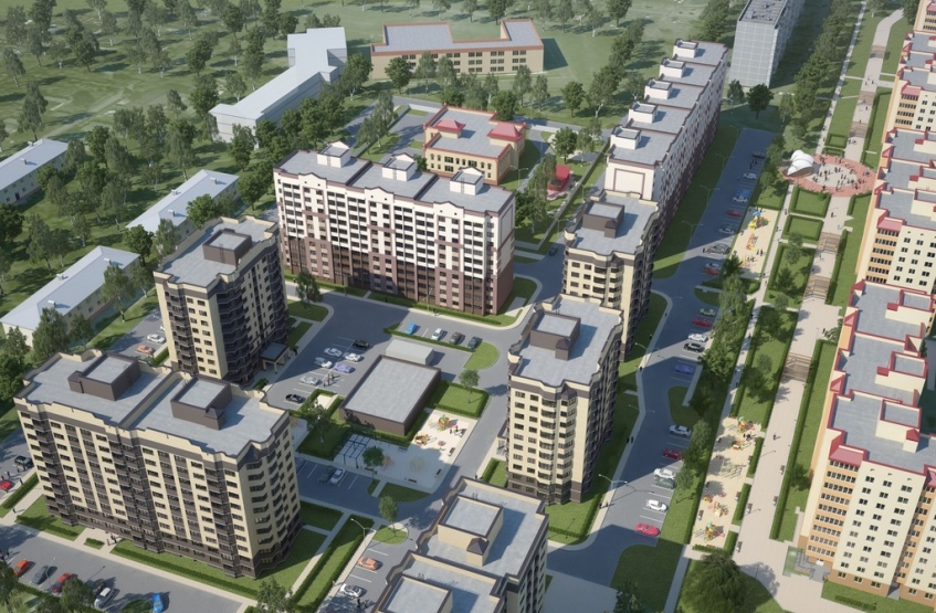 ЖК Ольховка-3. Московская обл., Ленинский р-н, Володарского пос., Текстильная ул.