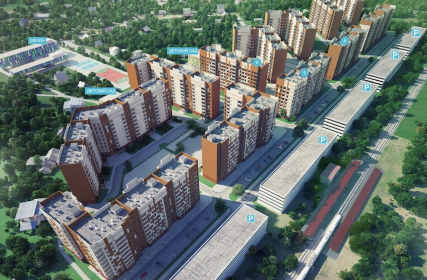 ЖК Мелодия. Московская обл., Наро-Фоминский р-н, Апрелевка, Пролетарская ул., к. 4 - 6