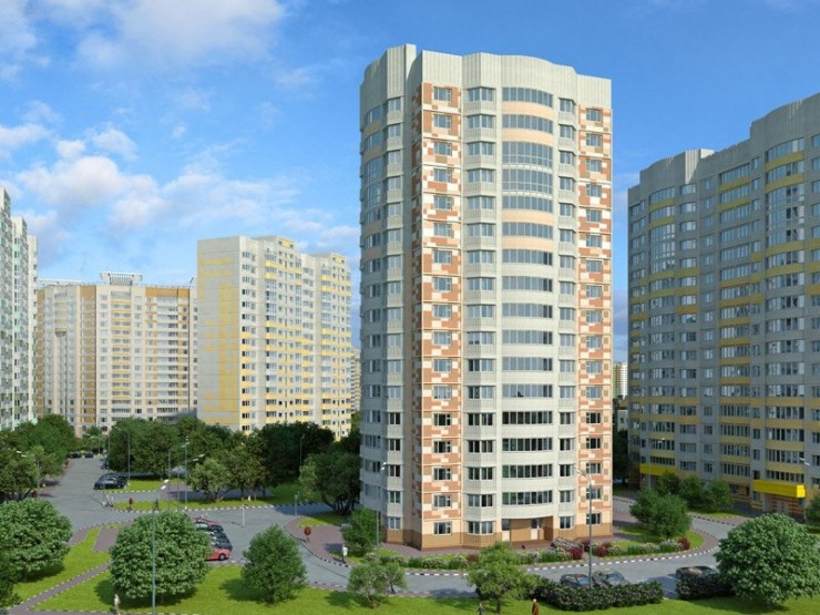 Жилой район Бунинский. Москва, Бунинский мкр., Александры Монаховой ул.