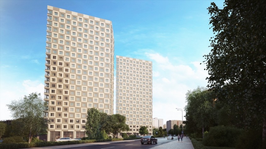 ЖК V-House. Москва, Криворожская ул., корп. 1, 2