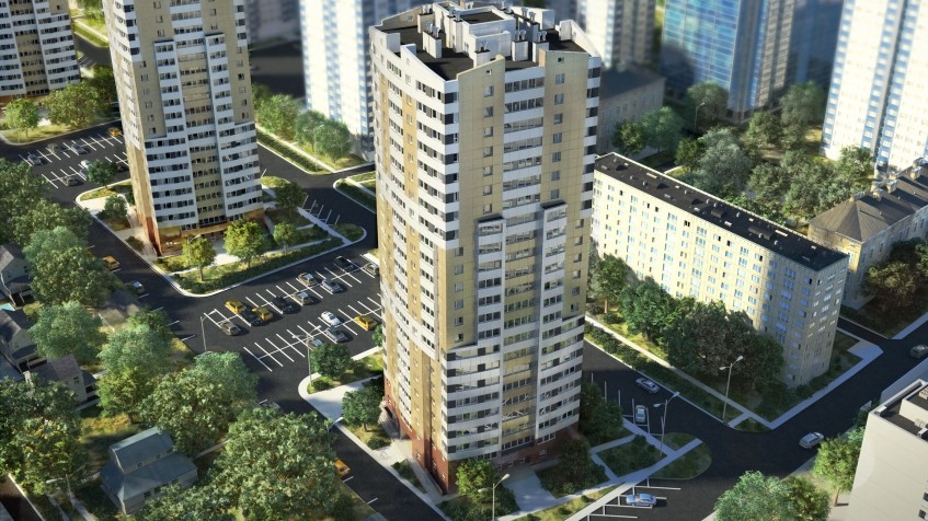 ЖК Москвич. Московская обл., Лобня, Москвич мкр., Центральная ул.