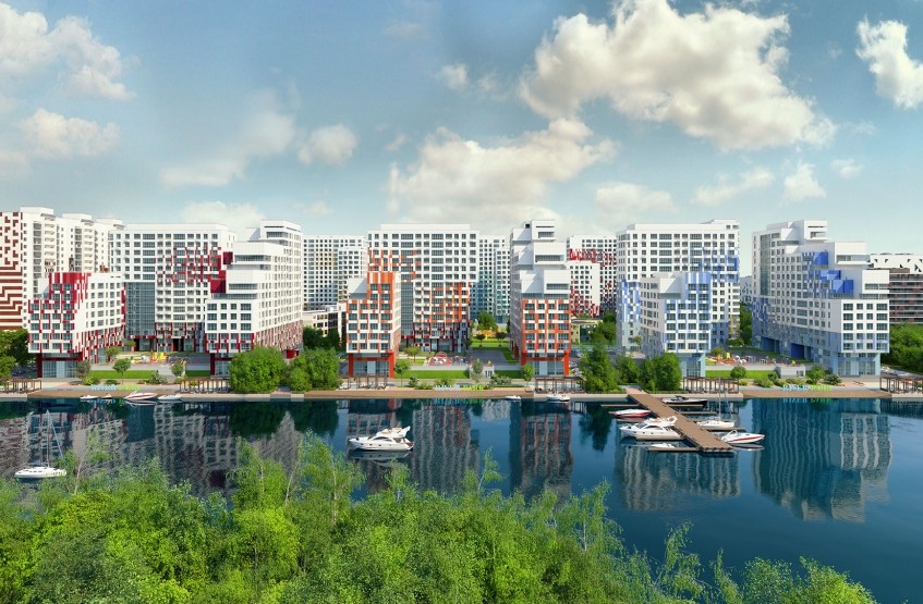 Квартал River Park. Москва, Нагатинский Затон, мкр. 16, Речников ул., вл. 7 / Коломенская ул.