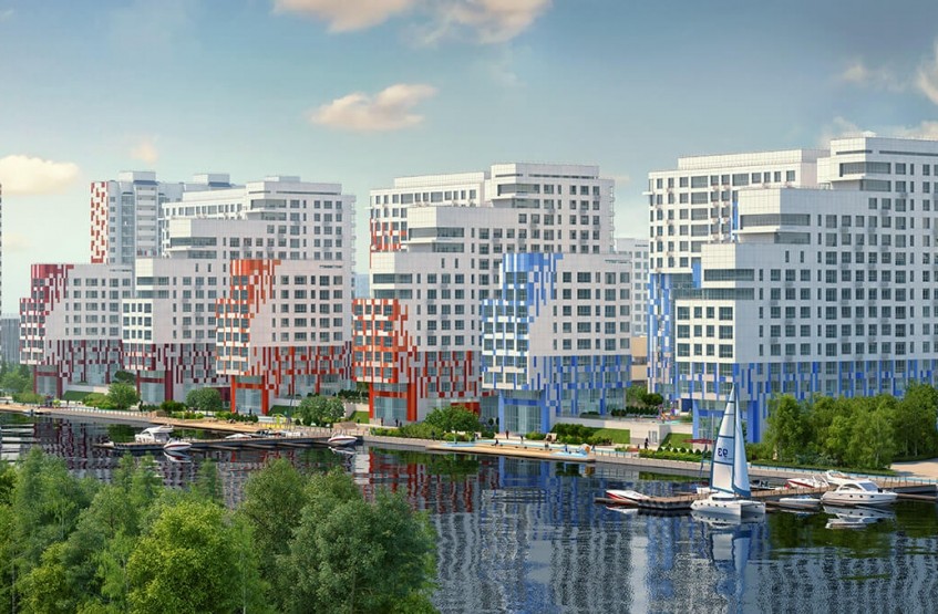 Квартал River Park. Москва, Нагатинский Затон, мкр. 16, Речников ул., вл. 7 / Коломенская ул.