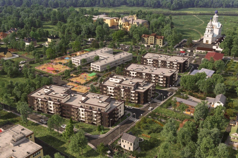 ЖК Apila . Московская обл., Одинцовский р-н, Успенское с., Советская ул., 22, корп. 1-4
