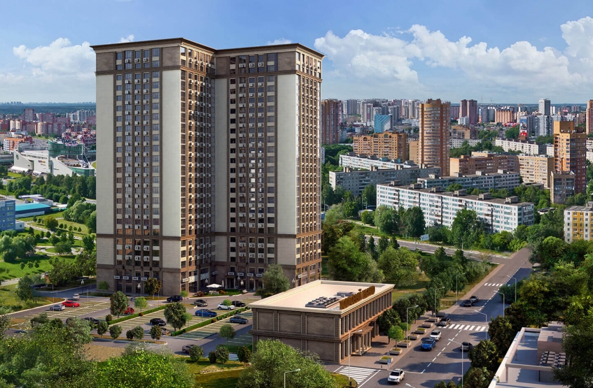Жилой дом Дуэт . Москва, Дегунинская ул., 10