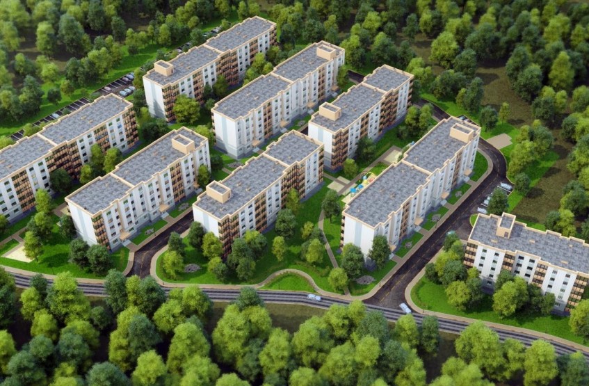 ЖК Заречный. Московская обл., Люберцы г/о, Марусино дер., Заречная ул., 34, к. 1 - 8
