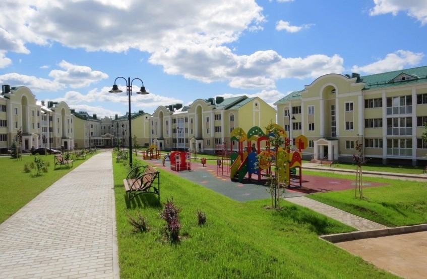 Квартал Троицкая Слобода. Московская обл., Сергиево-Посадский р-н, Квартал Троицкая слобода, Андрея Рублева ул.