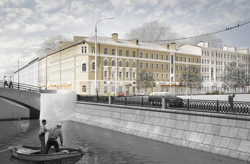 Дом на Садовнической набережной. Москва, Садовническая ул., 80/2с1