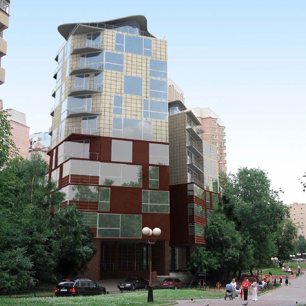 Жилой дом на Большой Грузинской. Москва, Большая Грузинская ул., 30А