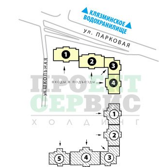 Жилой дом на Парковой, 34. Московская обл., Долгопрудный, Парковая ул., 34