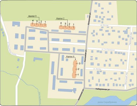 ЖК на Колхозной, 2, 3, 9. Московская обл., Ивантеевка,  Колхозная ул., 2, 3, 9