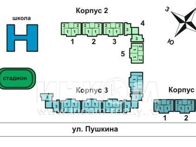 ЖК в Лосино-Петровском. Московская область, Лосино-Петровский, Пушкина ул., 2, 4 
