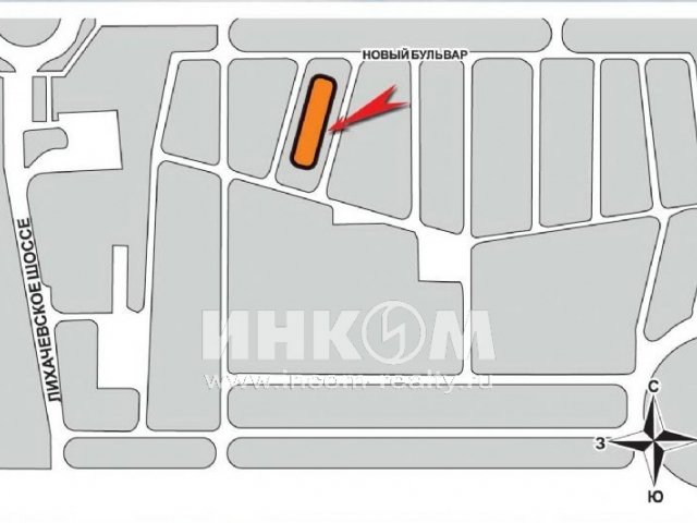Жилой дом на Новом бульваре, 19. Московская обл., Долгопрудный, Центральный мкр., Новый б-р, 19