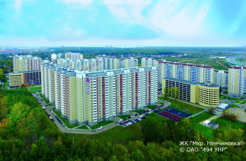 Мкр Немчиновка. Московская обл., Одинцовский р-н, Немчиновка мкр., Советский пр-т