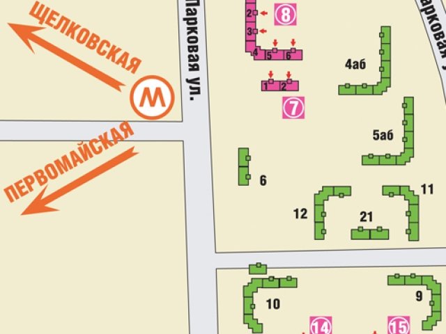 Жилой дом 13-я Парковая ул., 38. Москва, Парковая 13-я ул., 38, корп. 2 