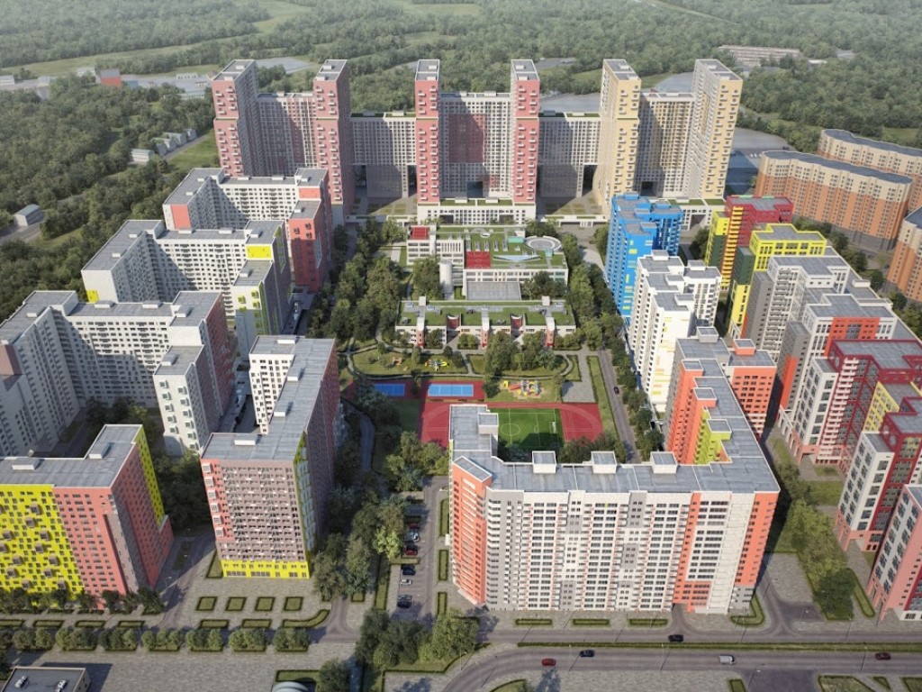 Мкр Царицыно-2 . Москва, 6-я Радиальная ул. 