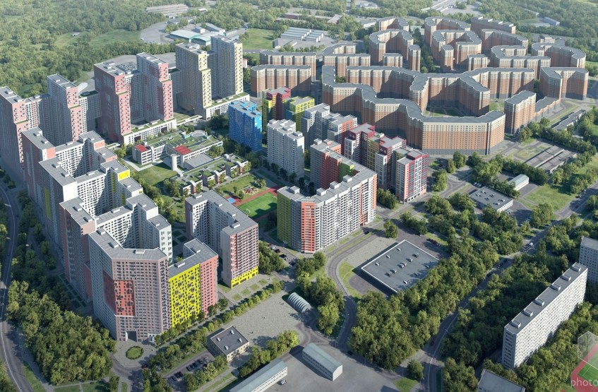 Мкр Царицыно-2 . Москва, 6-я Радиальная ул. 