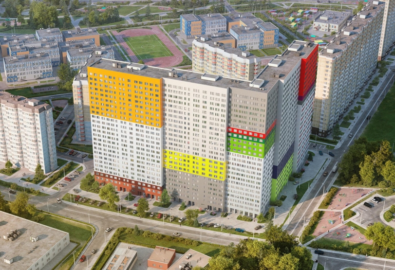 ЖК Левый Берег в Химках. Московская обл., Химки, Левобережный мкр.,Совхозная ул., 9, 11