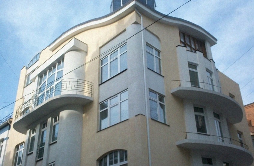 Клубный дом в Большом Головином переулке. Москва, Большой Головин пер., 7, стр. 1